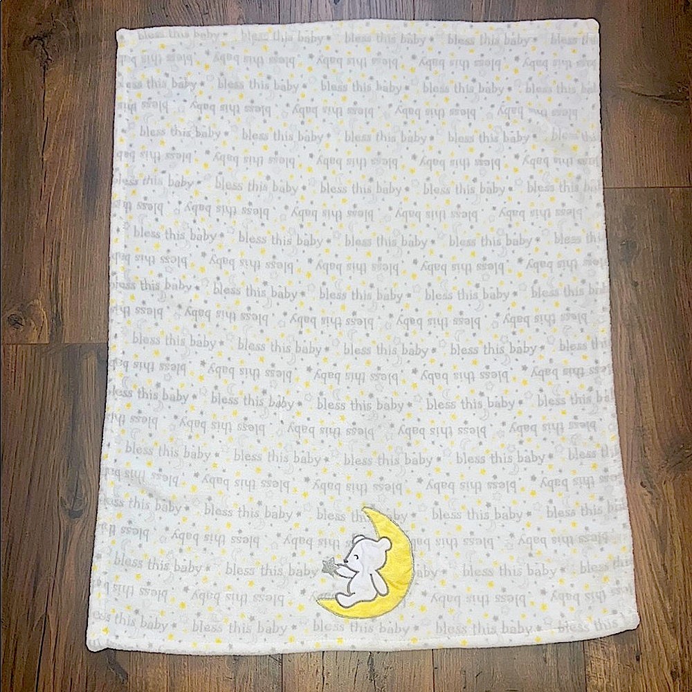 Baby Starters White and Yellow Baby Blanket